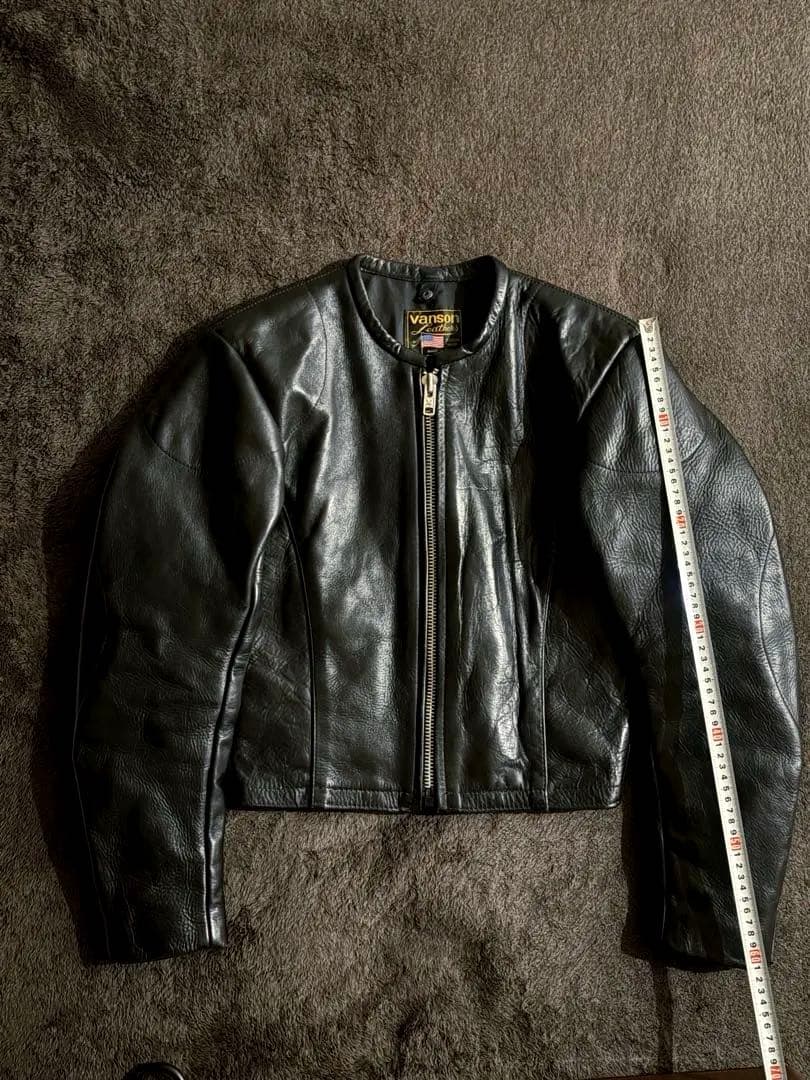 VANSON レザージャケット ライダース 36