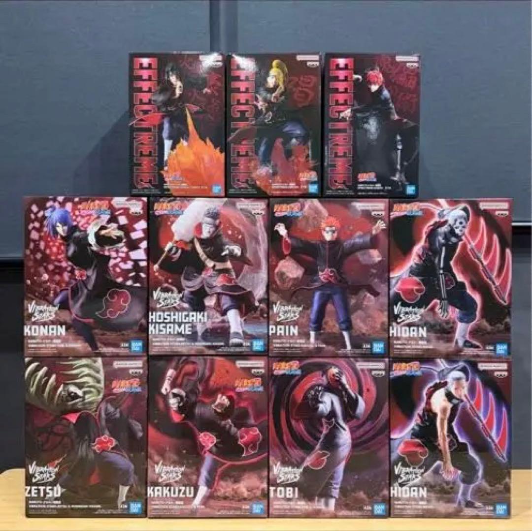 NARUTO 疾風伝 フィギュア 暁 11点 コンプ