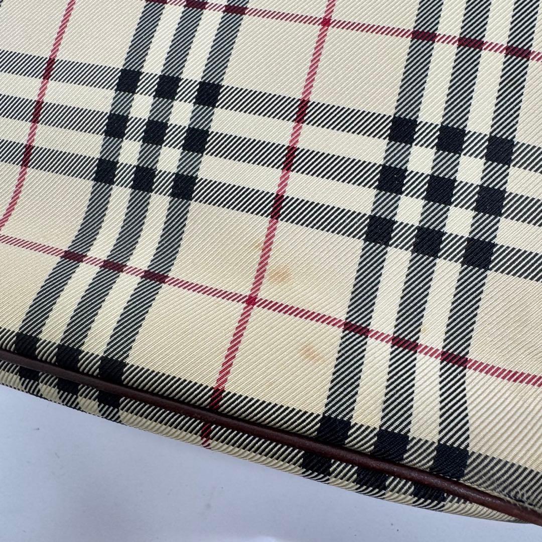 【美品✨️】バーバリー ハンドバッグ ノバチェック マチあり