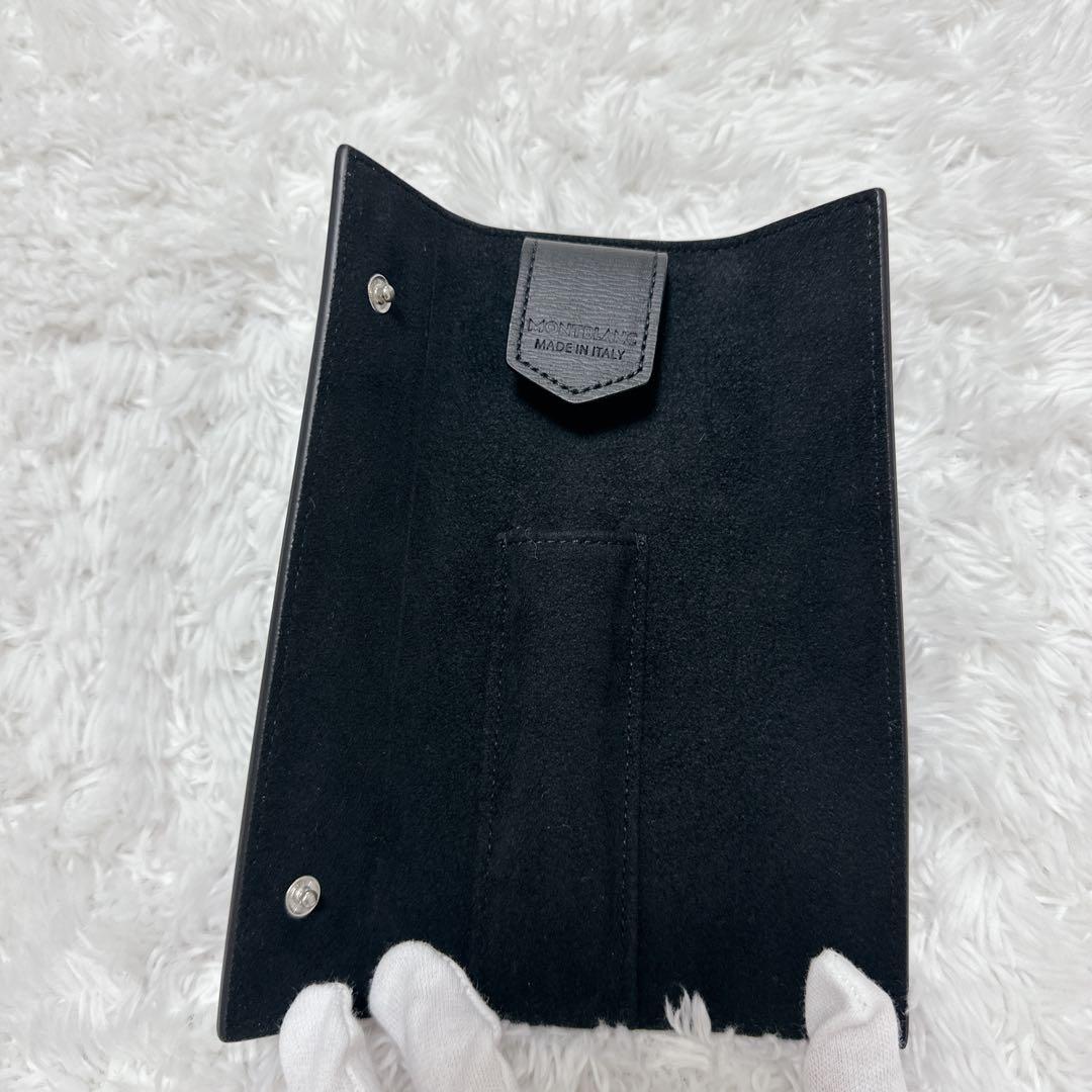 極美品 モンブラン ペンケース ペンポーチ 1本用 ブラック