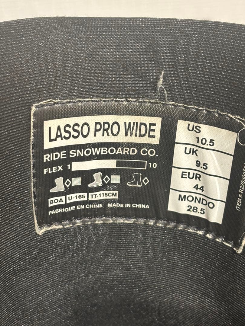 Ride Lasso Pro Wide 22-23モデル 10.5 28.5cm