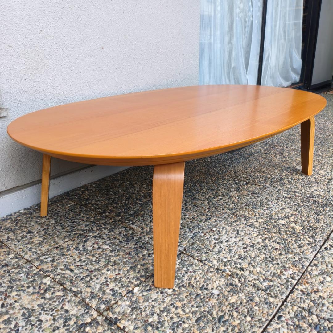 無印良品 楕円こたつ タモ材 家具調こたつ 大きめ 130cm