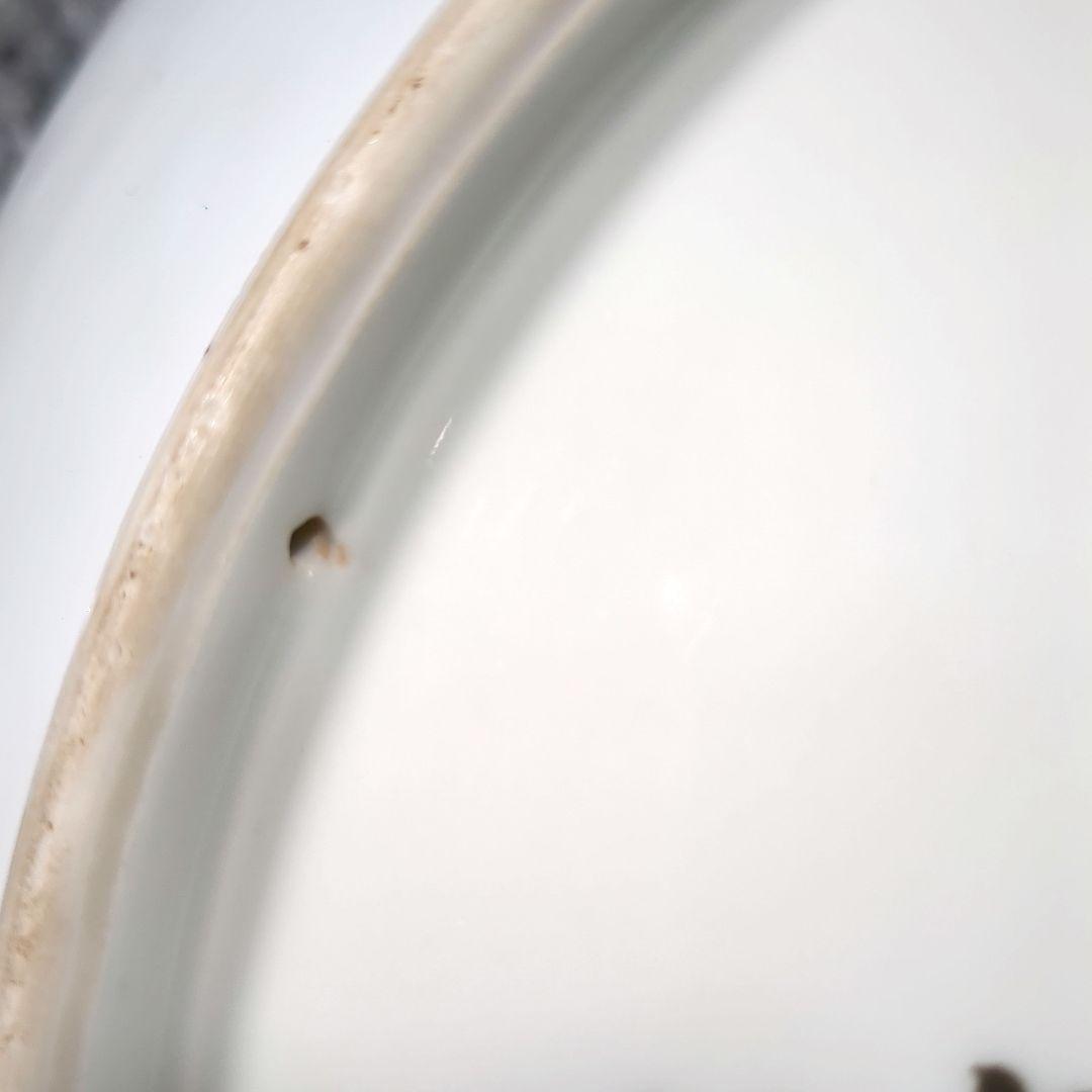 孤高の陶芸家 松本佩山作 有田焼 年木庵窯 錦花鳥画　大皿 約 31.5cm