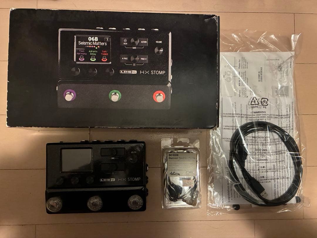 【2日間限定出品】LINE6 HX Stomp オヤイデDC-3398付き