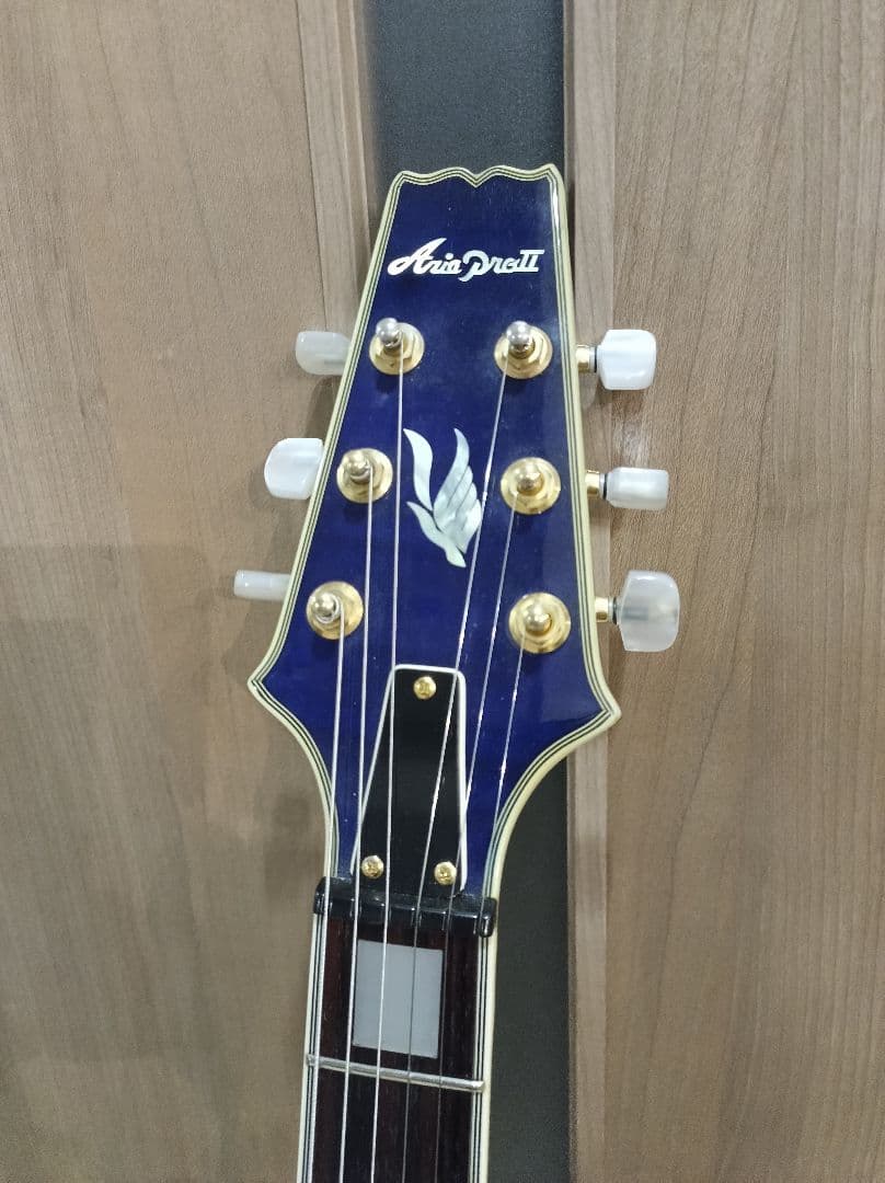 Aria Pro Ⅱ PE-DLX　ブルー　エレキギター 美品