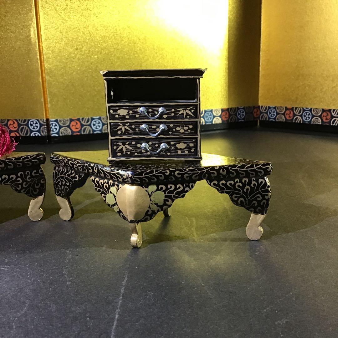 大名金蒔絵雛道具7点　江戸時代　　　B I