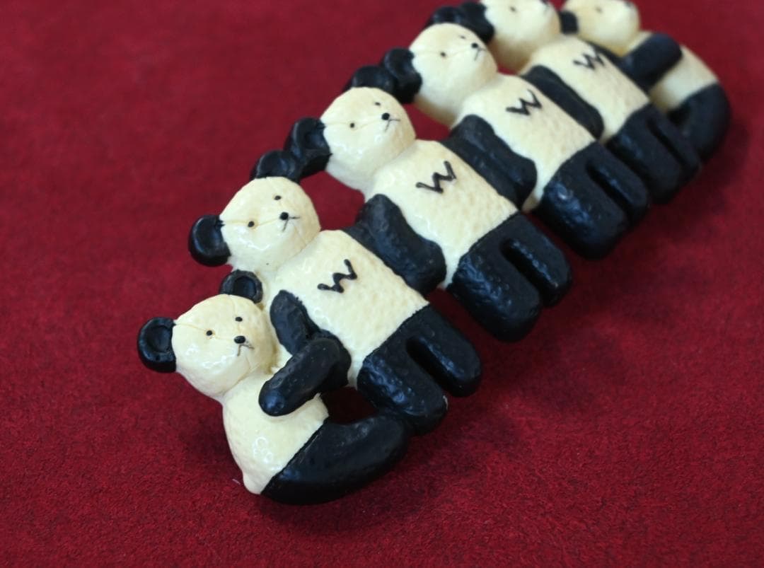 【くまくま】テディベア　weekends ウィークエンズ　バレッタ