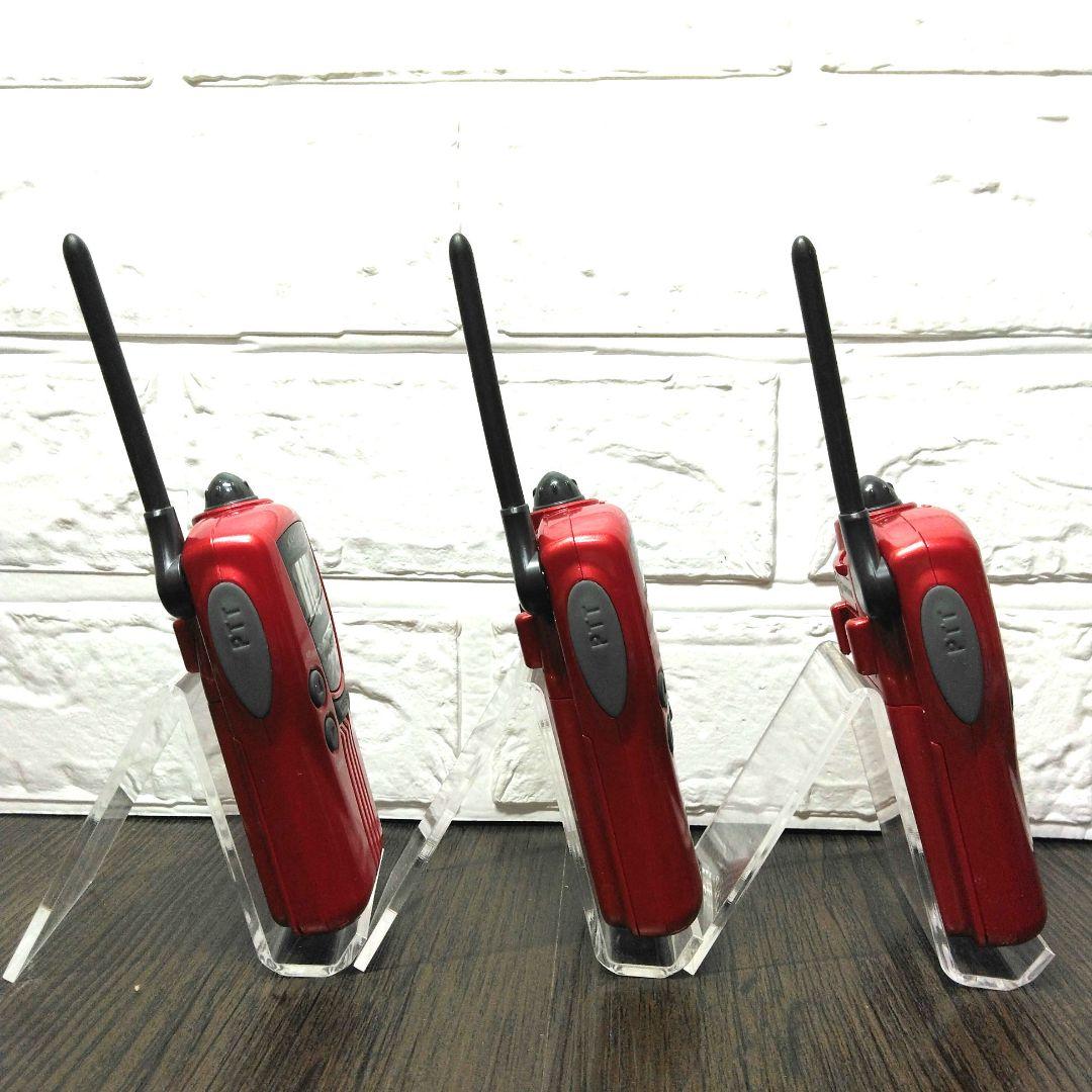 3台セット★KENWOOD UBZ-LK20 特定小電力トランシーバー レッド