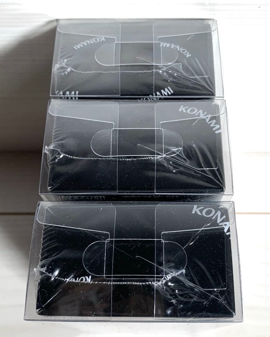 遊戯王　セレクション5 3BOX シュリンク付き プラスチックケース付き