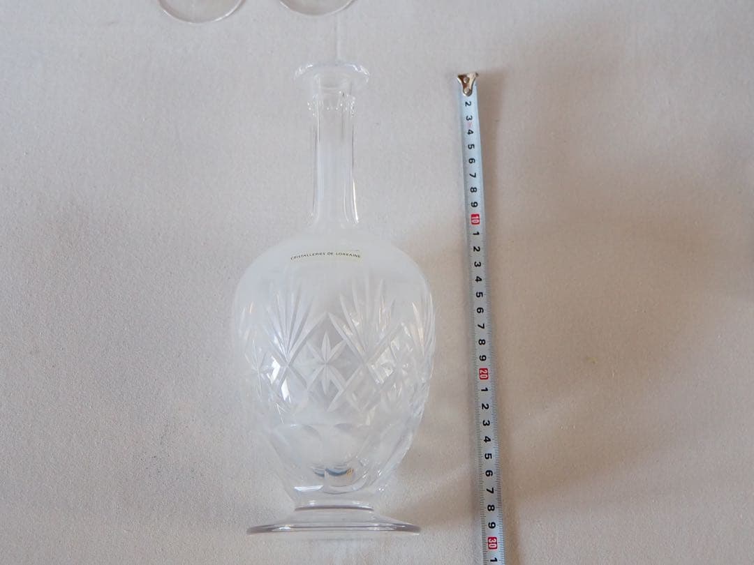 【美品】CRISTALLERIE LORRAINE グラス デカンタ フランス製