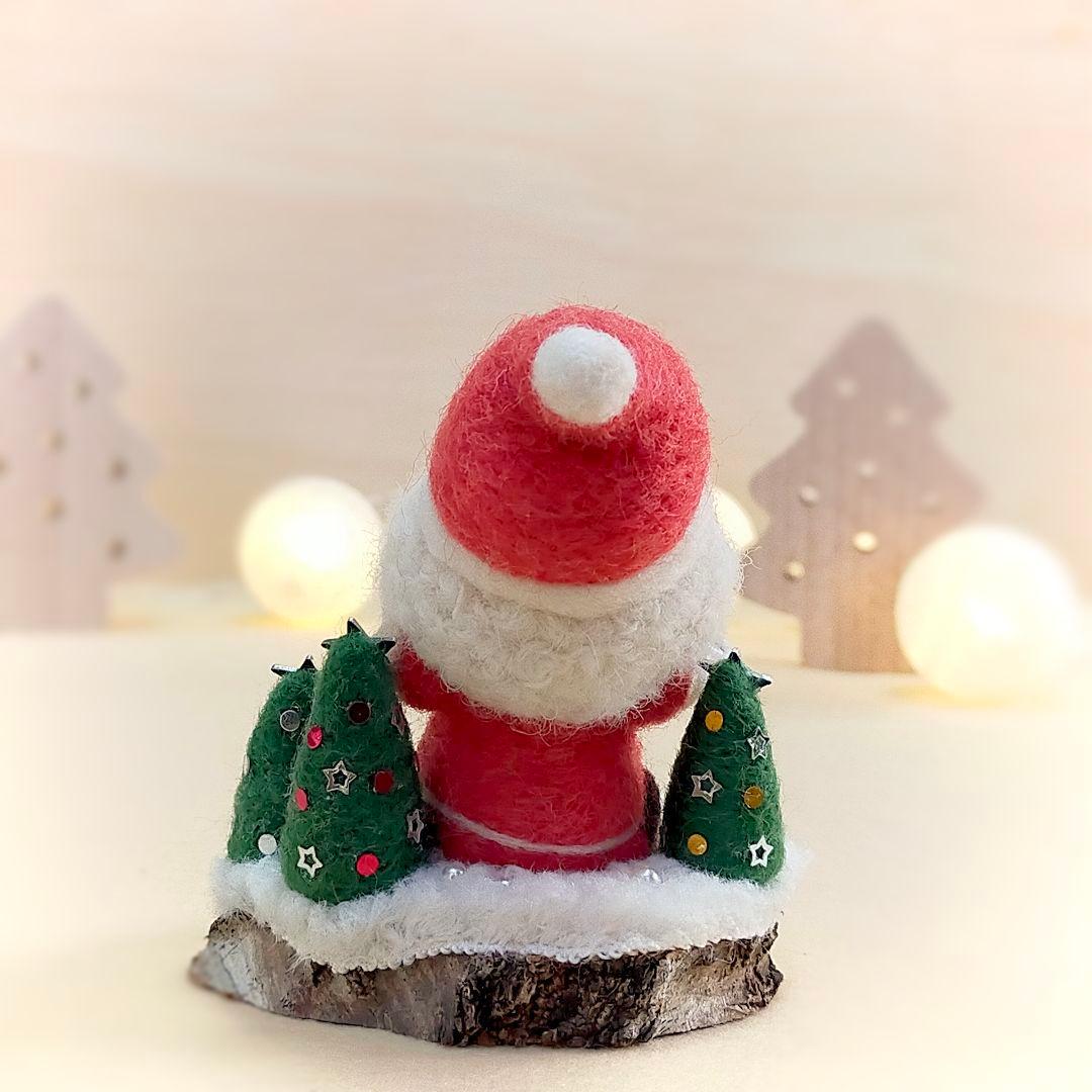 ✿羊毛フェルト✿サンタさんとトナカイさんのCoffee Time✿
