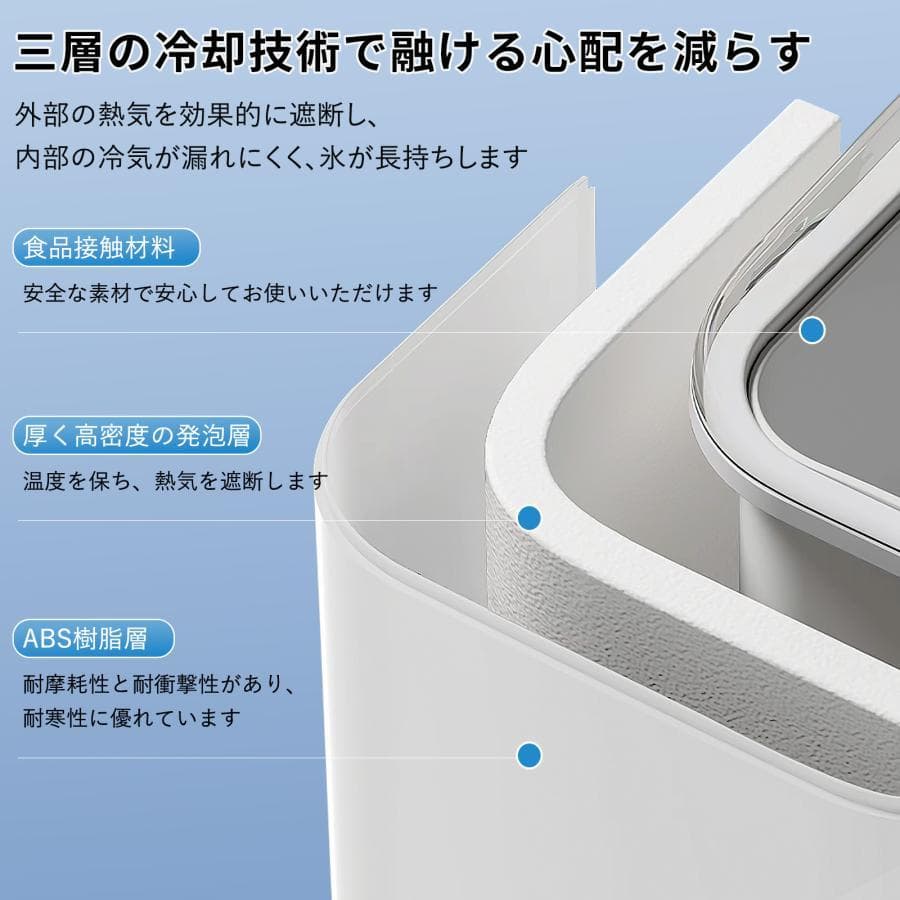 小型製氷機 1.6L家庭用 小型高速製氷機 コンパクト自動製氷機 最短6分で製氷