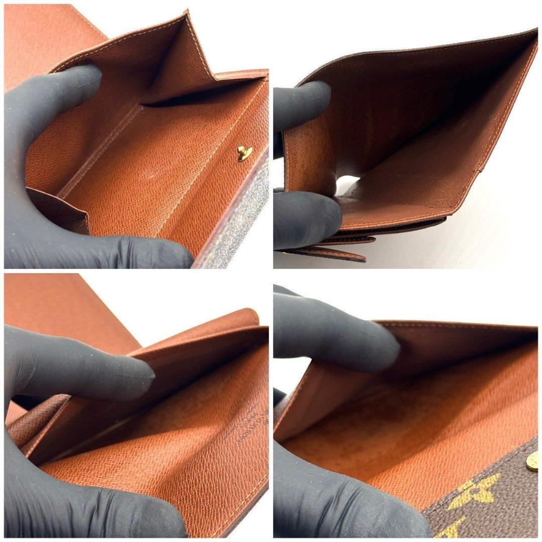 ルイヴィトン　三つ折り財布 モノグラム エテュイパピエ パスポート収納可