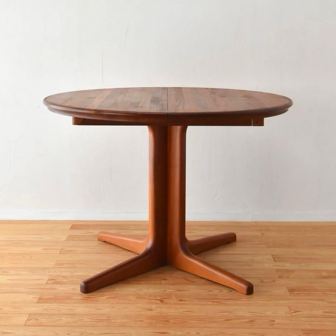 D-SCAN エクステンションテーブル　丸テーブル　チーク