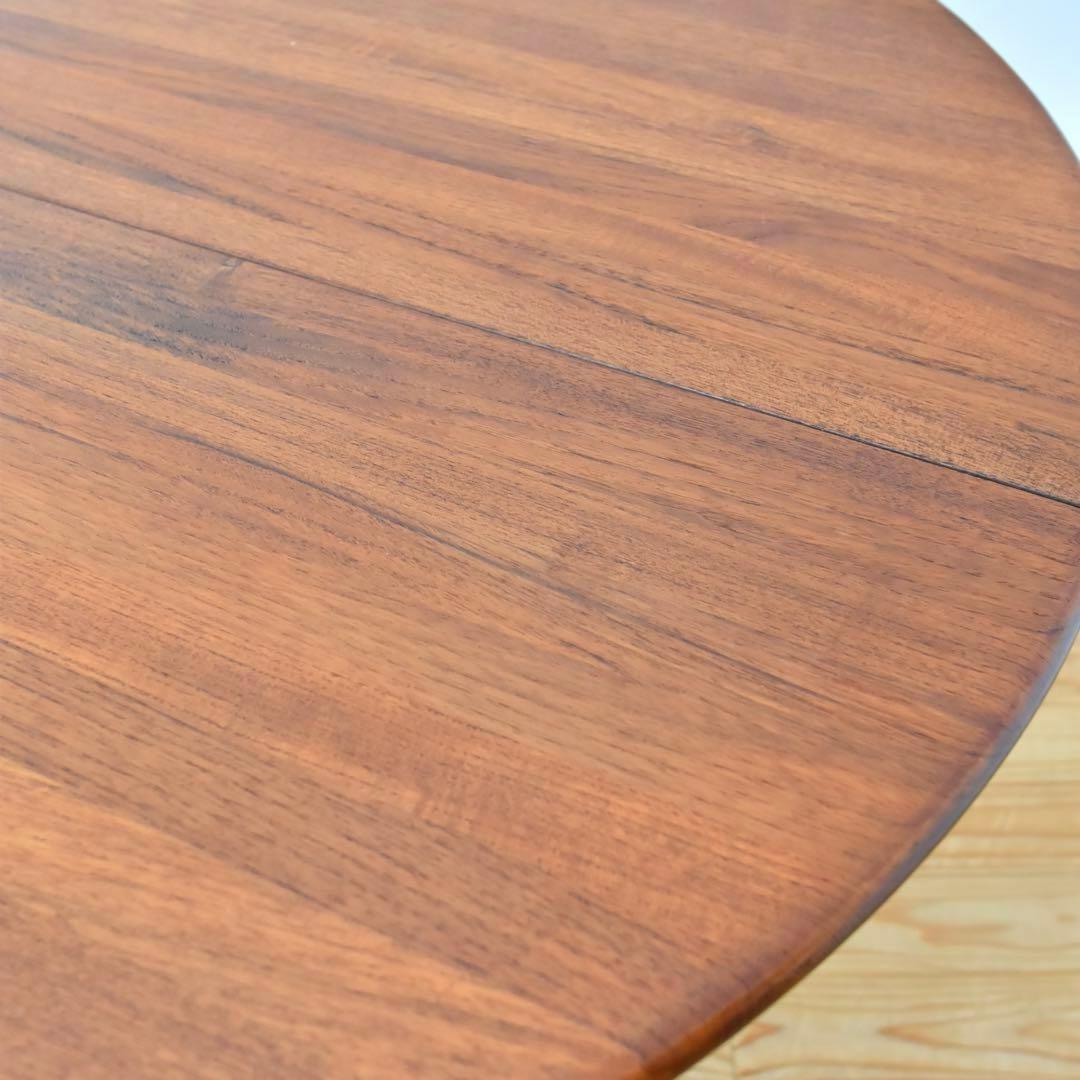 D-SCAN エクステンションテーブル　丸テーブル　チーク