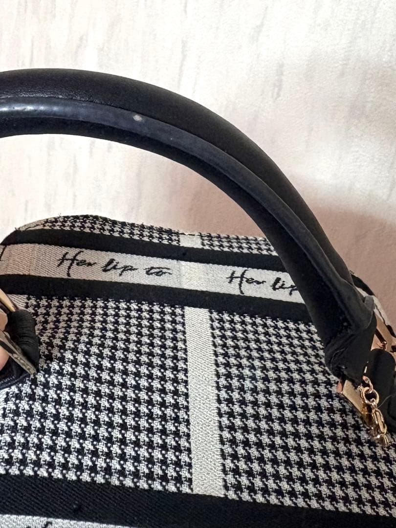 な*な様 herlipto HLT Jacquard Vanity Bag si