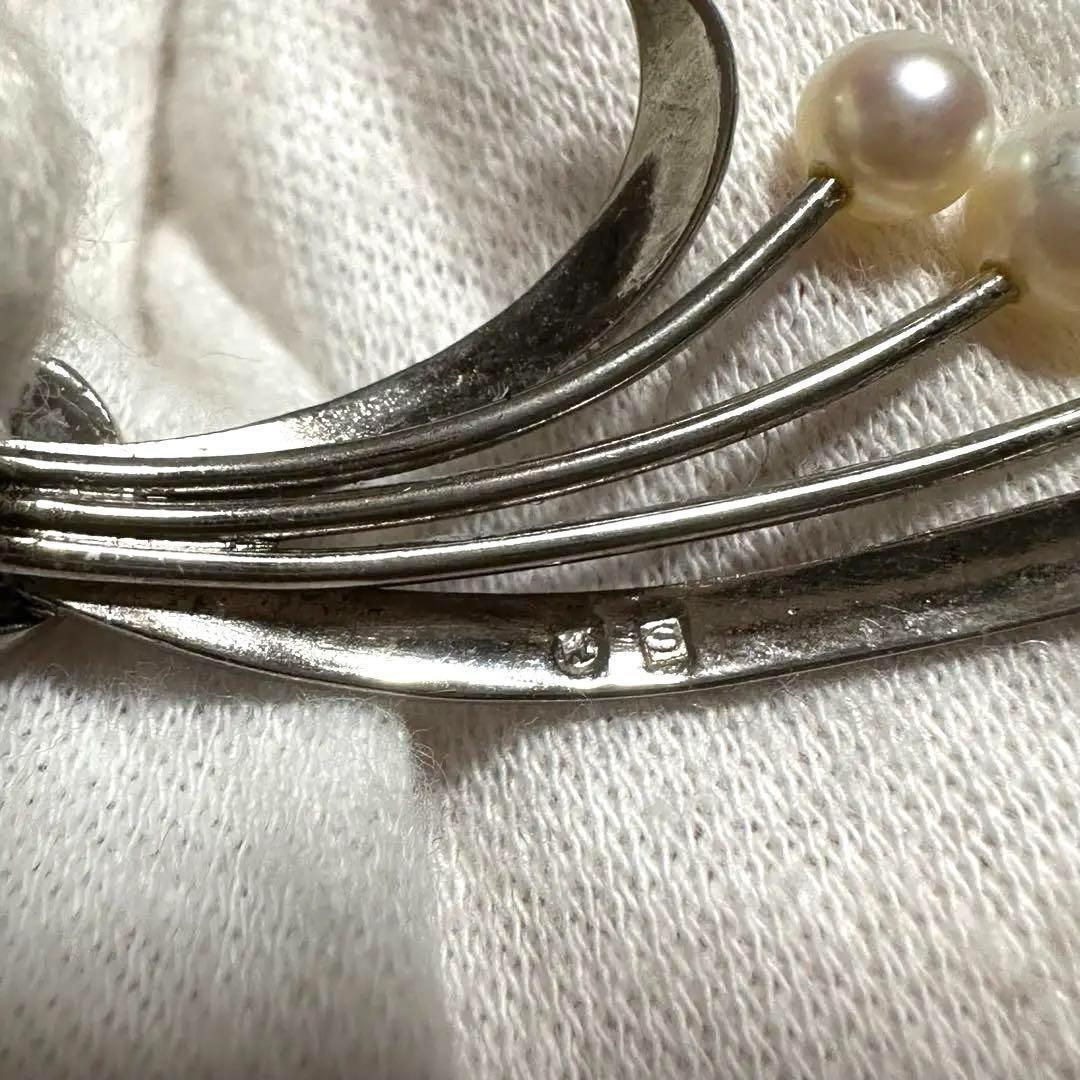 ミキモト ブローチ 花束 パール 真珠 刻印あり アクセサリー 華やか