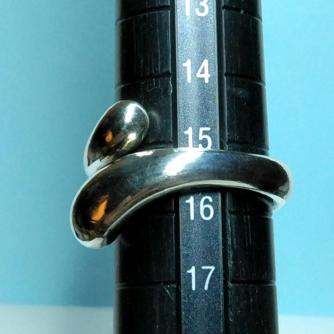 ティファニーティアドロップリング 15.5号　新品仕上げ　無傷未使用に近い