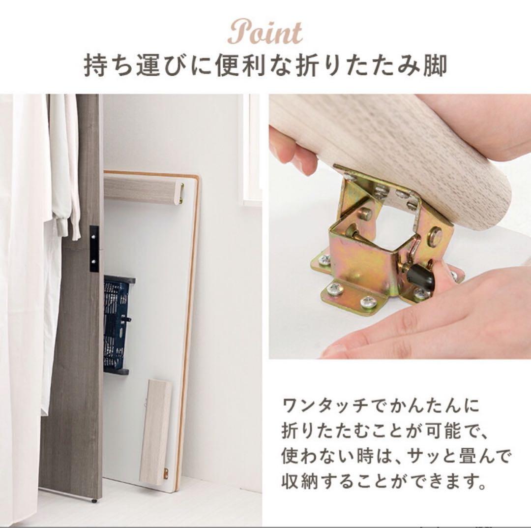 ナチュラル木製こたつ 300Wヒーター付き　折りたたみ