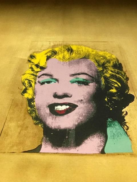 額装品/Gold Marilyn Monroe/アンディ ウォーホル/ポスター