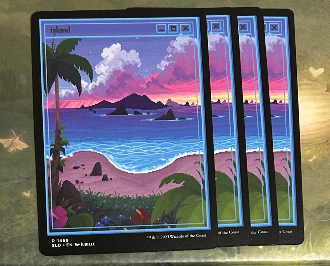 【SLD】島 4枚セット secret lair