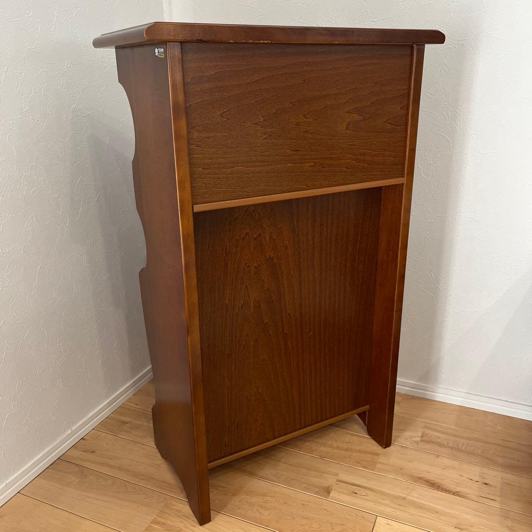 カリモク　マガジンラック　電話台　スリッパラック