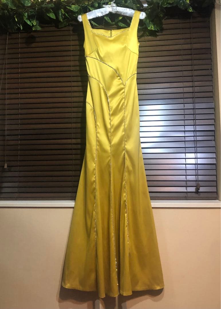 [美品]rinfarre/リンファーレ/サテンロングドレス/マーメイド