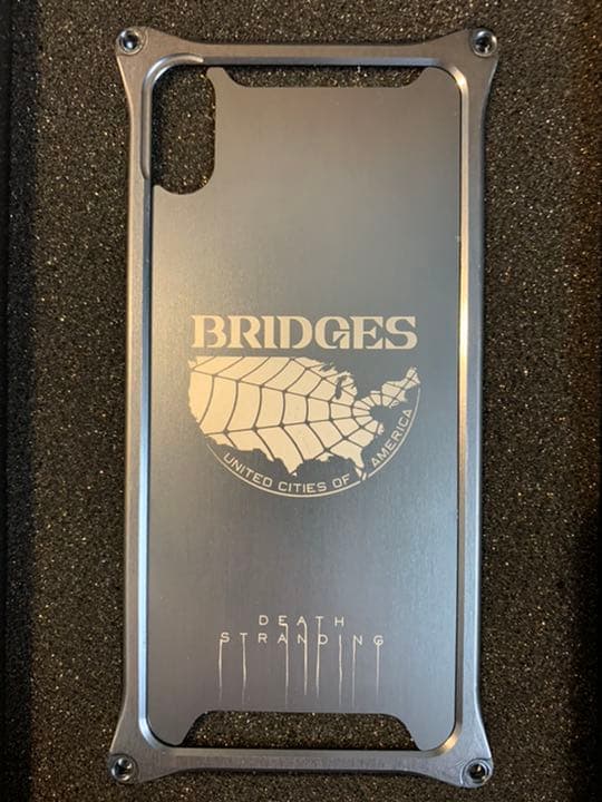 ギルドデザイン × デスストランディング iphoneX 大陸ロゴ