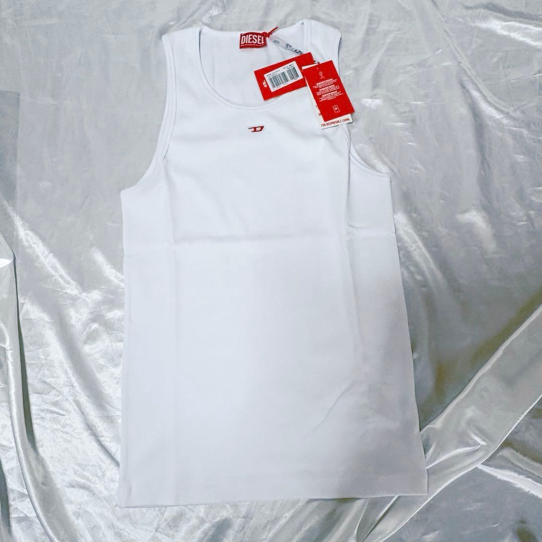 新品最安値 DIESEL T Lifty D ノースリーブTシャツ ロゴ