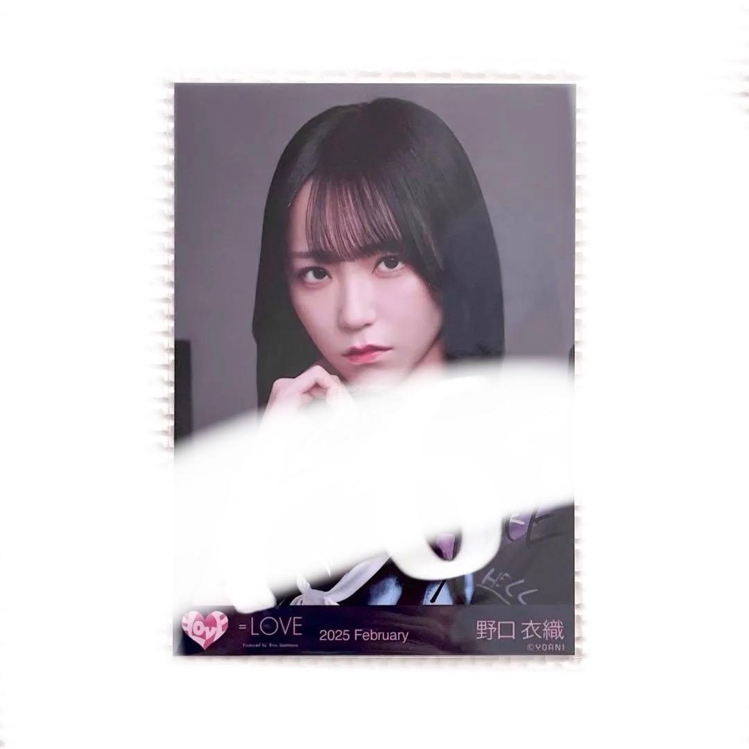 イコラブ イコノイジョイ2024 黒セーラー 生写真 野口衣織 直筆 ヨリ