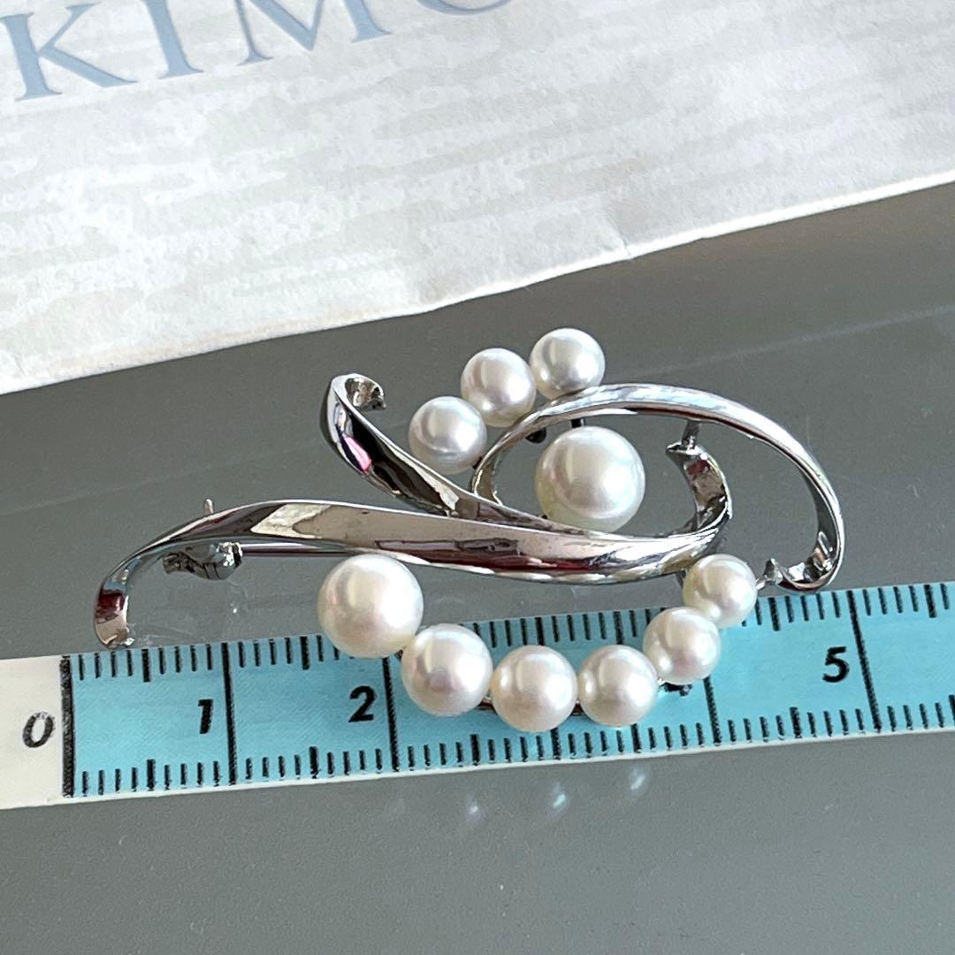 ミキモト　アコヤパール ブローチ 銀製　10粒