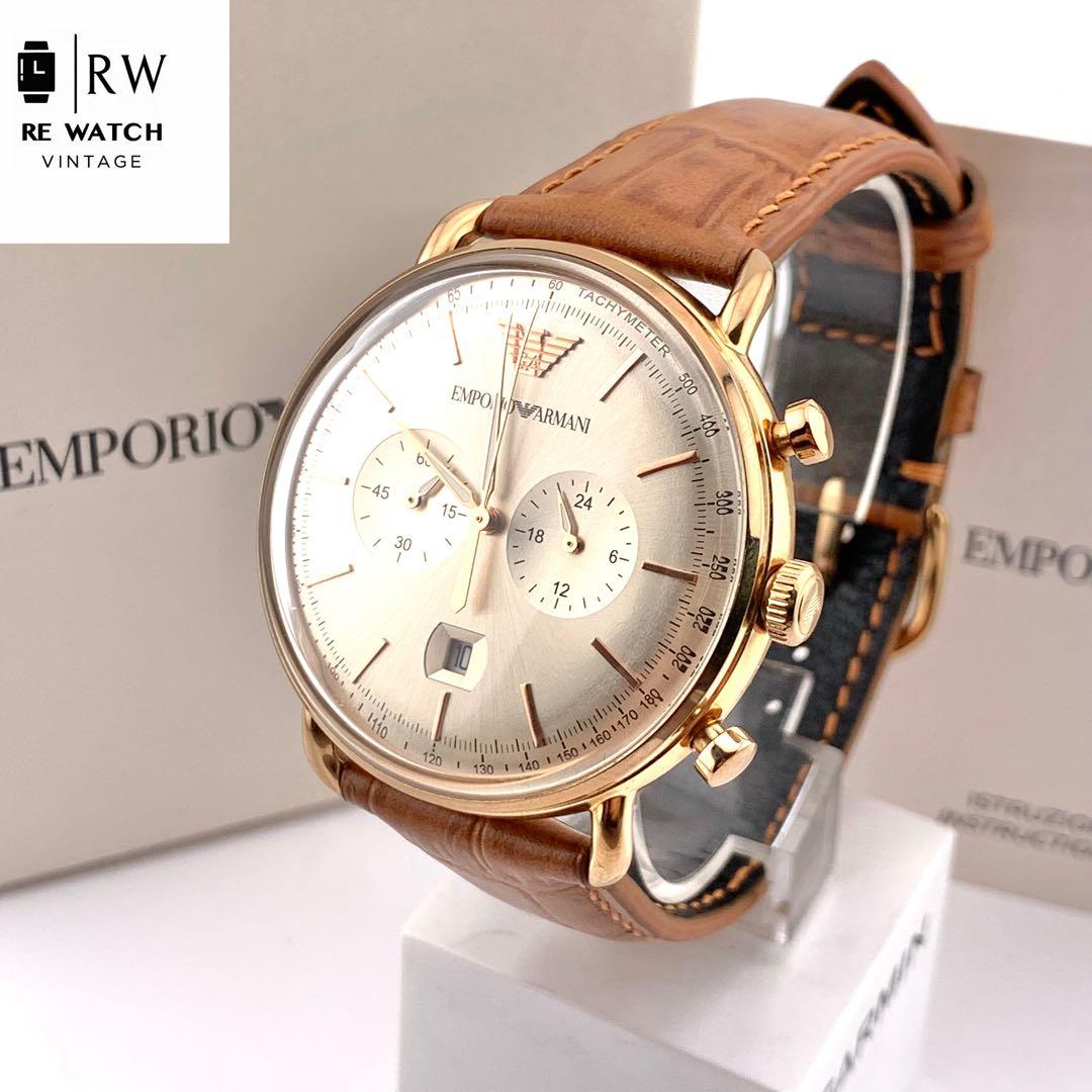 8-16 EMPORIO ARMANI AR-11106 クロノグラフ 腕時計