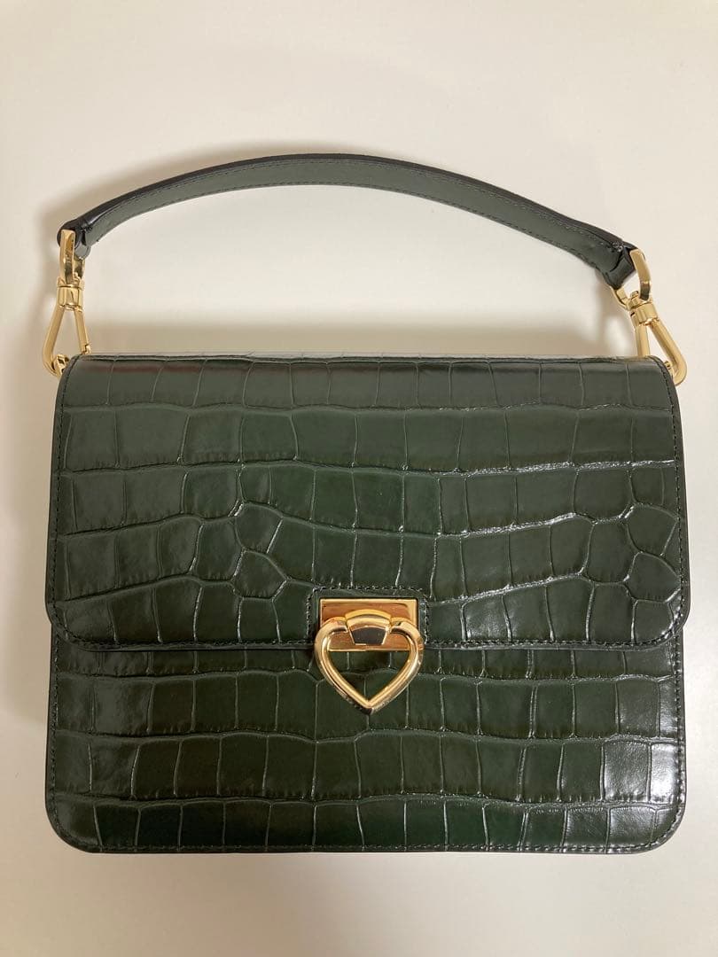 kate spade ダークグリーン ショルダーバッグ