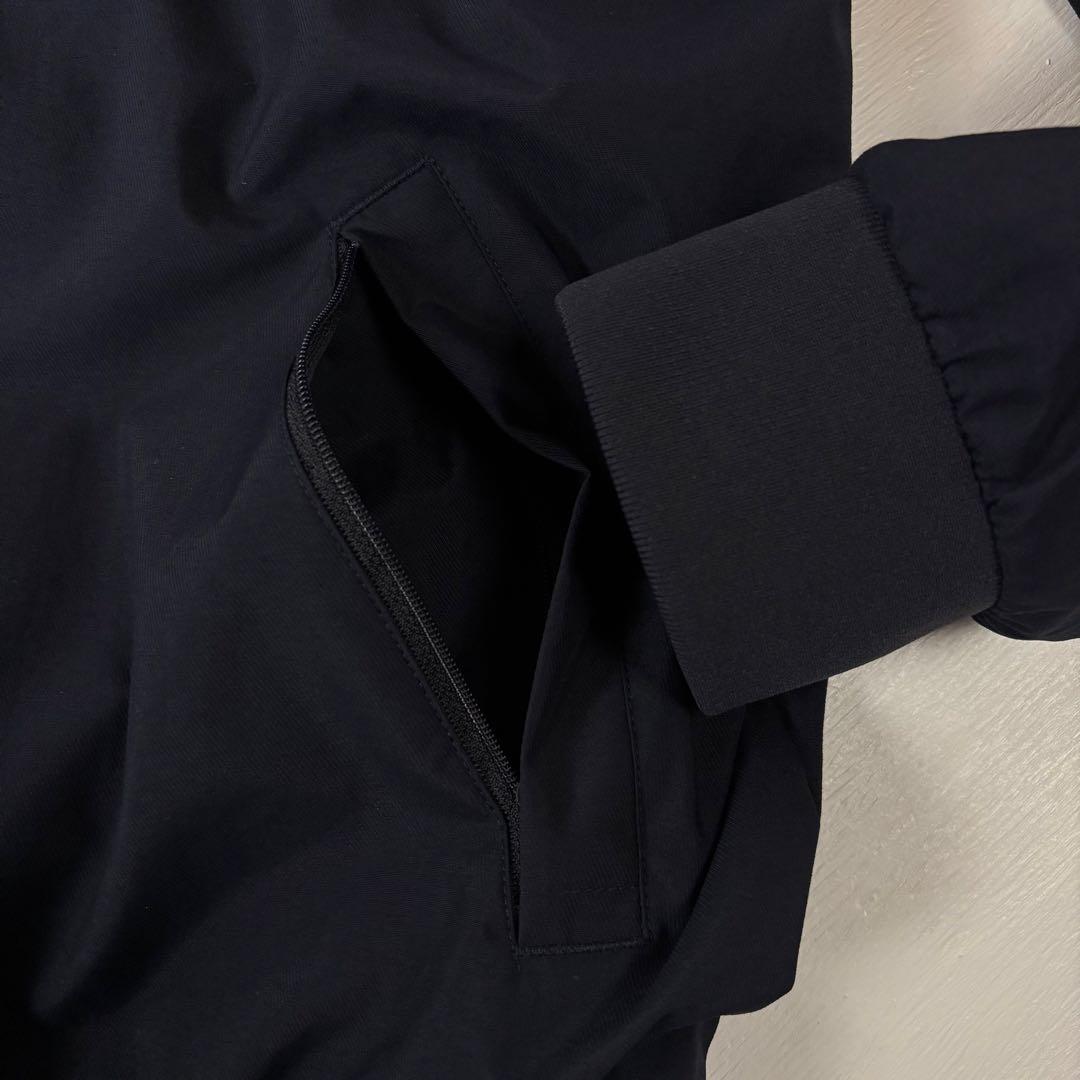 フレッドペリー　ナイロンジャケット　ワンポイントロゴ　Lサイズ　ネイビー　古着