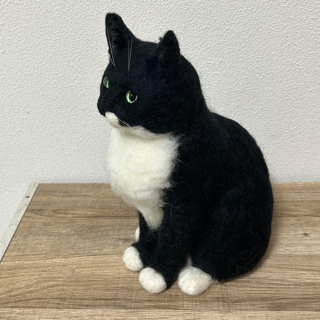 羊毛フェルト 猫