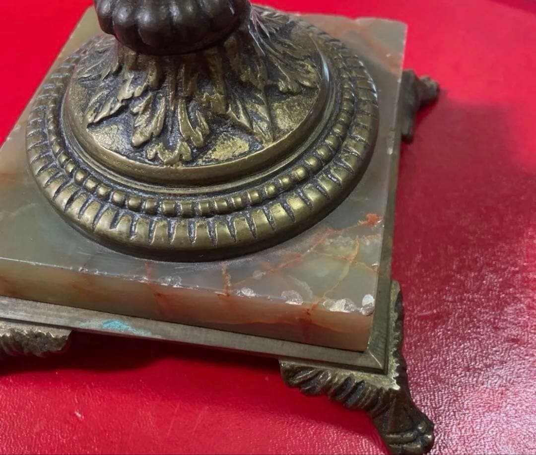 バカラ ディアマンピエーリー ブロンズ装飾 アンティーク 花器