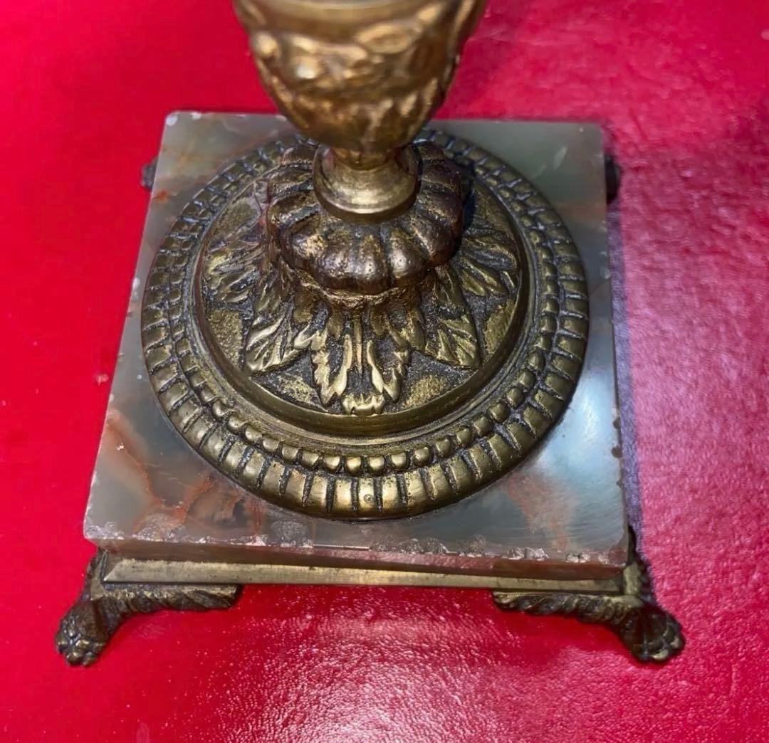 バカラ ディアマンピエーリー ブロンズ装飾 アンティーク 花器