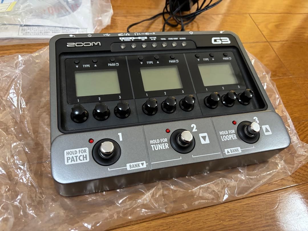 ZOOM G3 ギターエフェクト & アンプシミュレーター