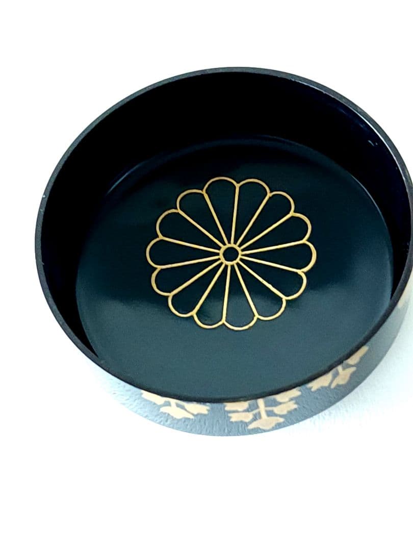 一后 一兆作　高台寺 棗　桐文/菊文　共箱　二重箱　 茶道具