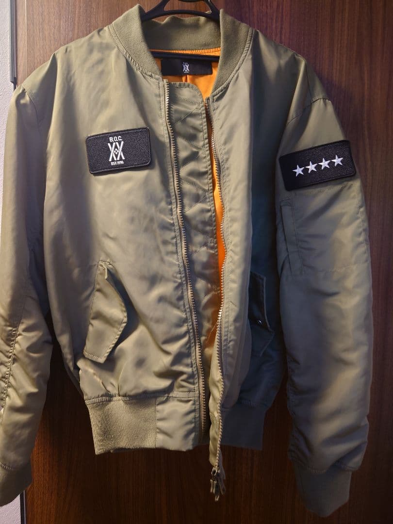 【未使用】BUMP OF CHICKEN 20周年 ma-1カーキ Lサイズ