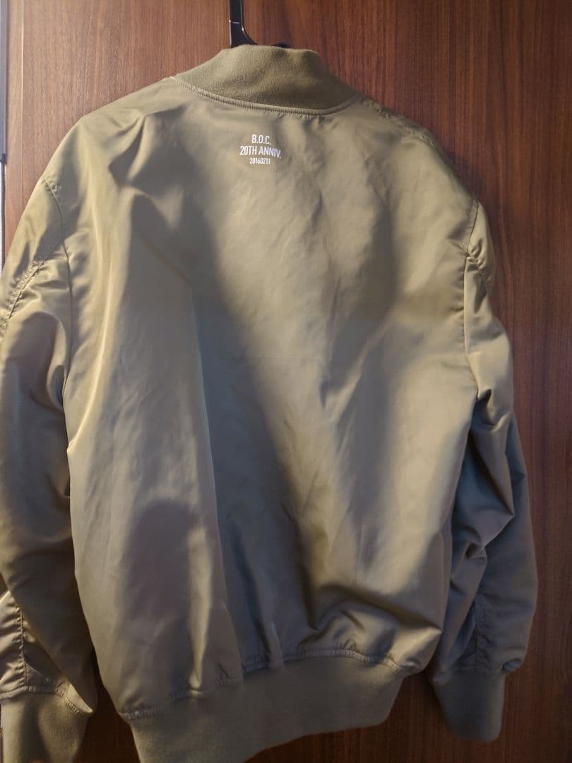 【未使用】BUMP OF CHICKEN 20周年 ma-1カーキ Lサイズ