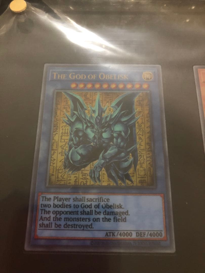 遊戯王25周年記念商品三幻神スペシャルカードセット（ステンレス製）No.5577