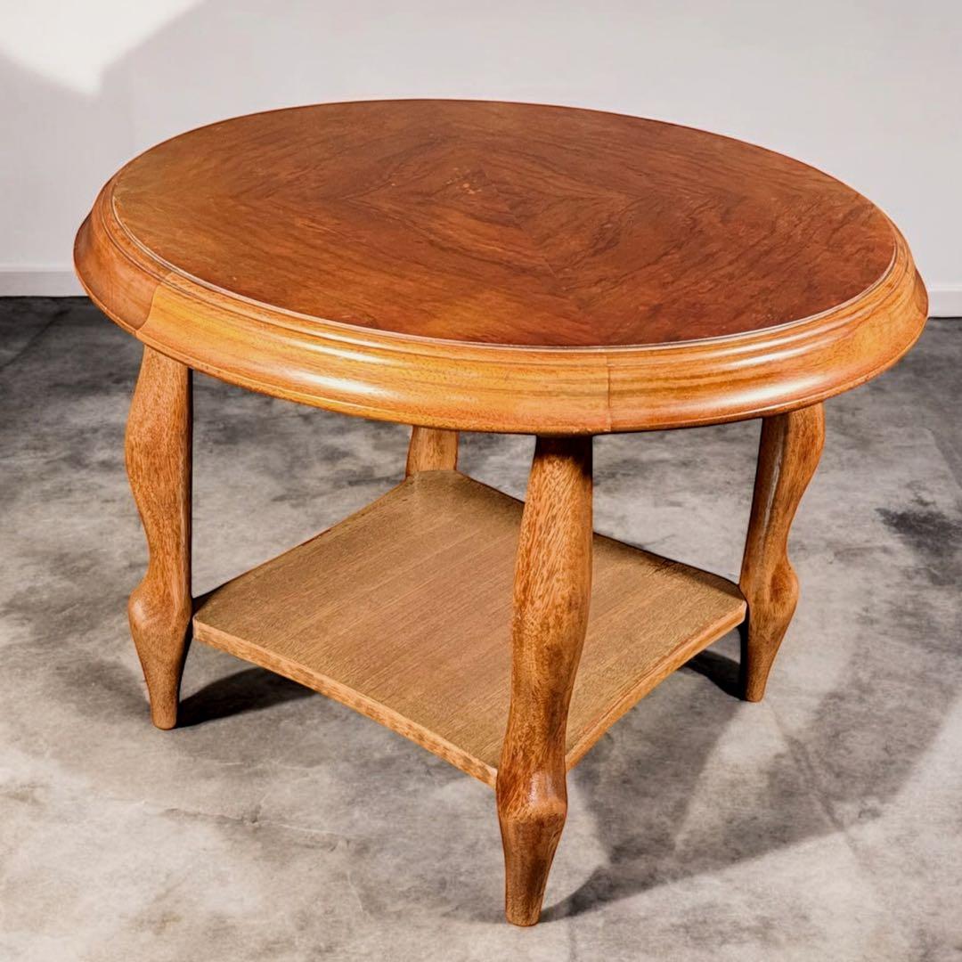 HR737 【ビンテージ】　マルニ木工　サイドテーブル　丸テーブル