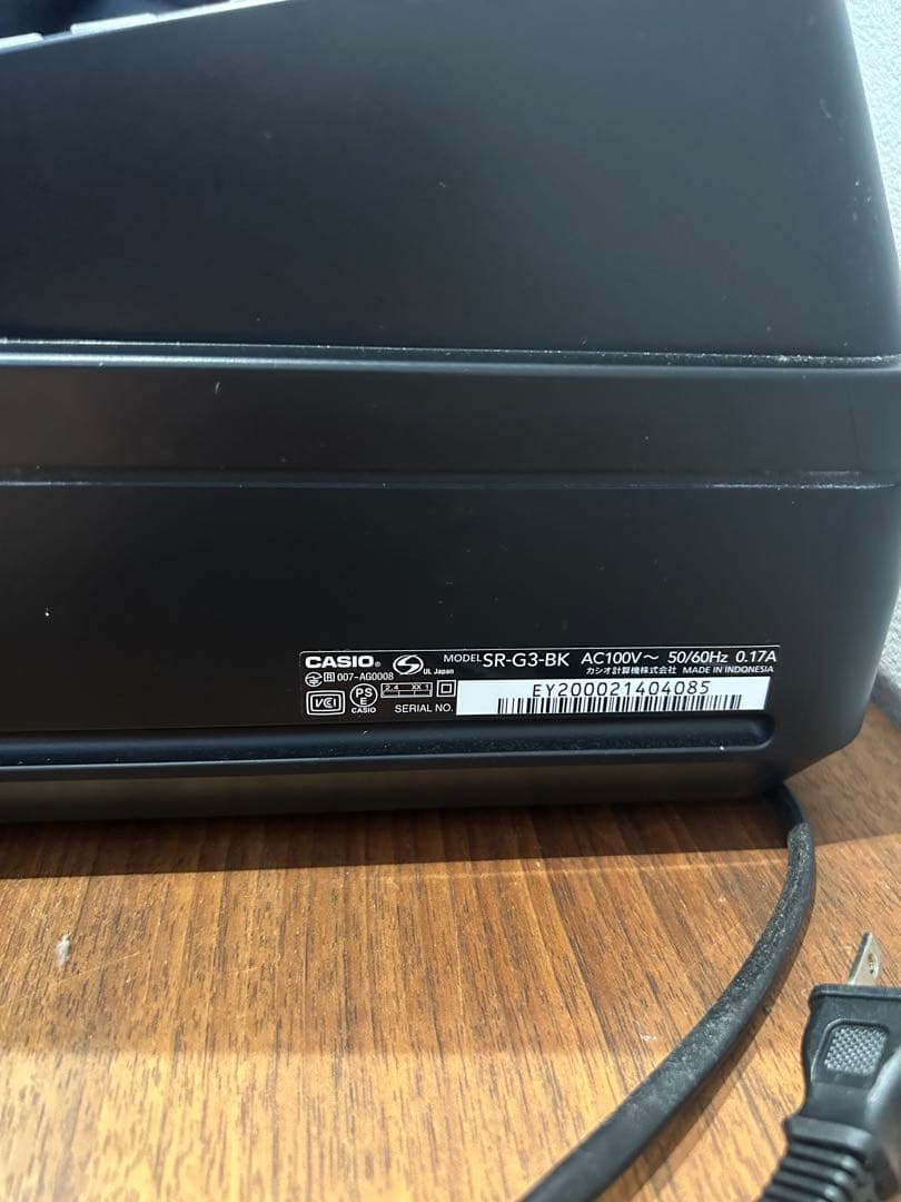 CASIO CONNECT ECR レジスター　SR-G3
