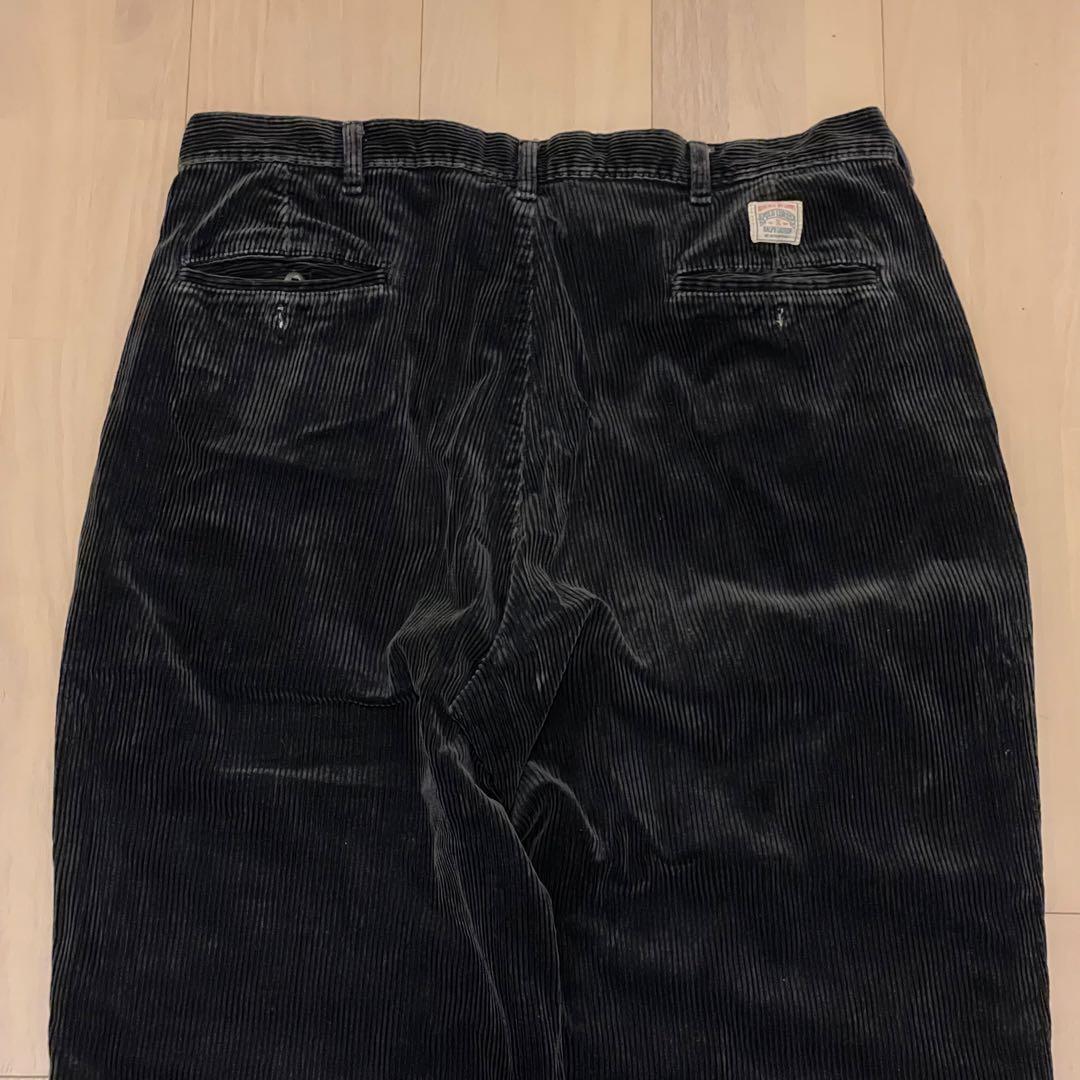 【希少】初期タグ90年代アメリカ製 ラルフローレン 太畝コーデュロイパンツ