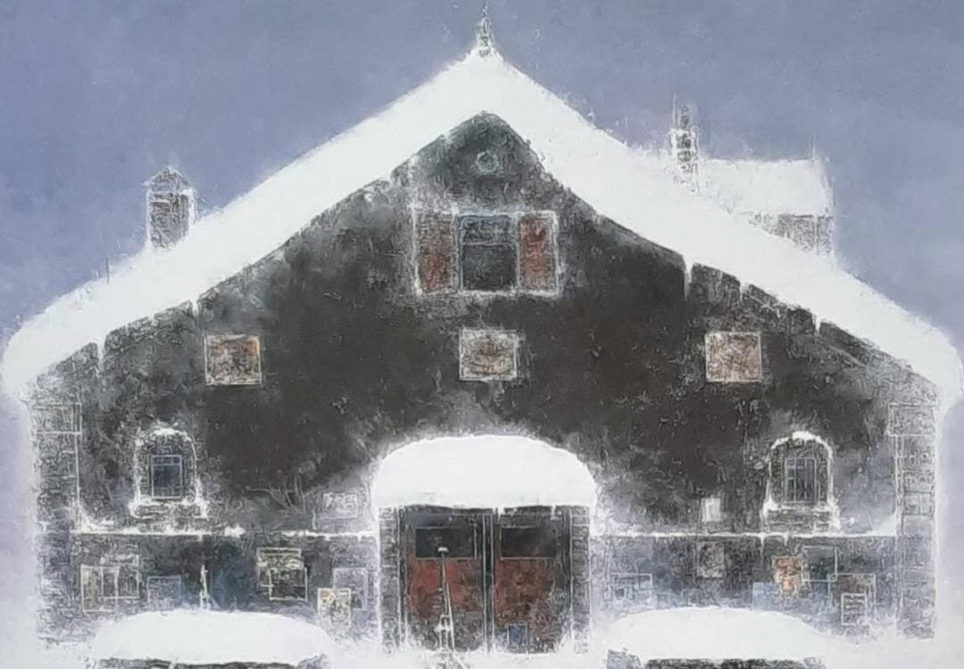 戸狩公久、「北幻」、希少画集の額装画、四季、風景、人気作品