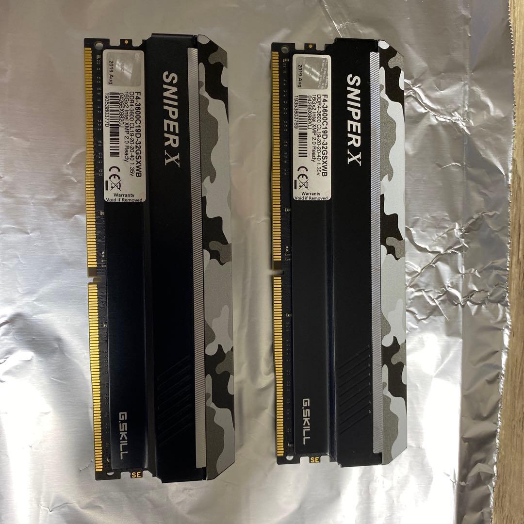 G.SKILL SNIPER X DDR4 メモリ 32GB(16x2)