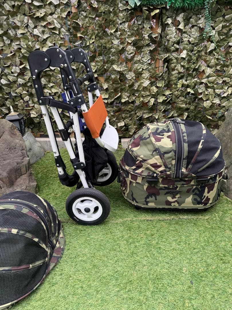 みかん①　エアバギー ドーム2 サイズSM 迷彩　迷彩メッシュルーフ付き