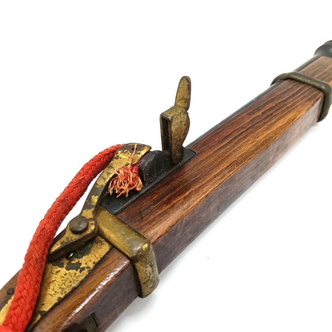 11-18-1 木製 アンティーク 火縄銃 レプリカ 模造銃 インテリア