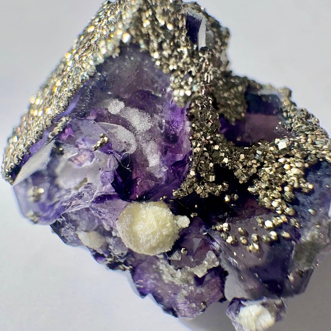 522 中国 内モンゴル産 レアタイプ フローライト&パイライト